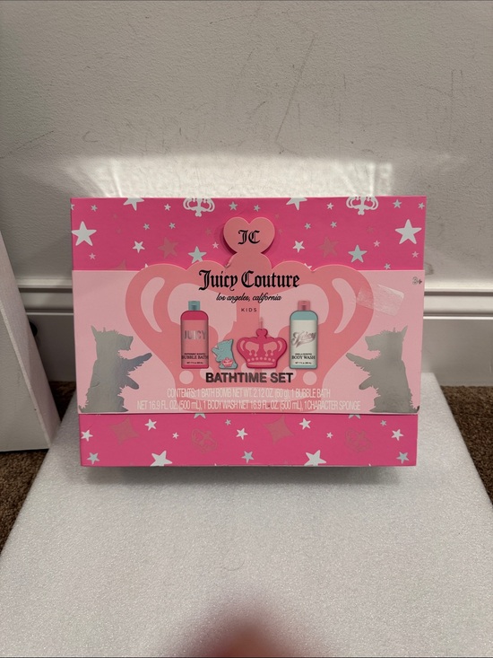 Juicy Couture Other - Juicy Couture Kids Bathtime Gift Set body wash bubble bath NIP